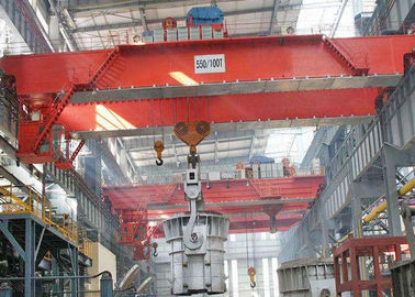 kontrollierte Überführung der Kabinen-50T Crane For Metallurgical/Gießerei