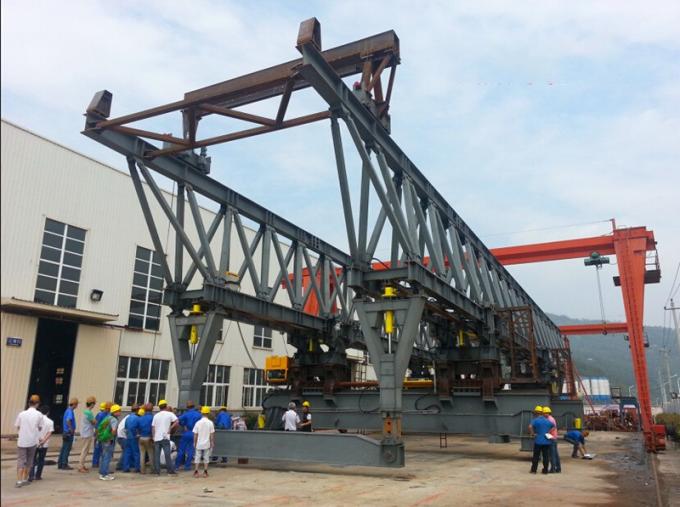 5m/Min Travel Highway Bridge Launching Crane Wire Rope Sling Type 3