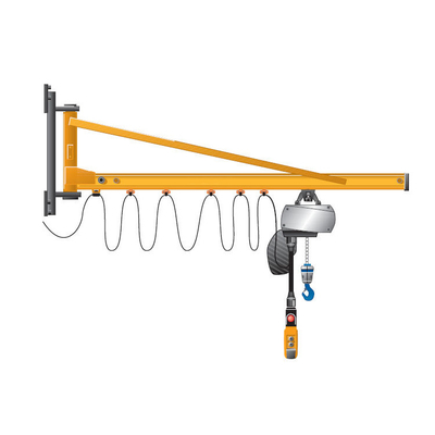 Industrielle Verwendung elektrische anhebende 10 Ton Wall Mounted Jib Crane für Verkauf