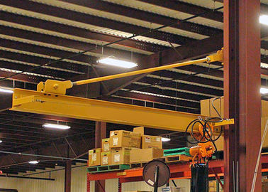 Ein 180 Grad-Schwingen Jib Crane With Electric Hoist Wall brachte 1 Ton For Dock an