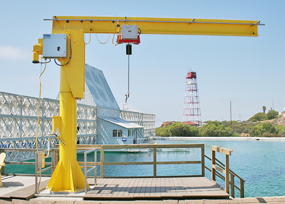 Angetriebener Boden - brachte Jib Crane eine 360 Grad-Rotation elektrisches A4 an