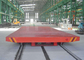 10 Tonnen elektrische Schiene angetriebene Übergangswagen-flache Stahlplattform-