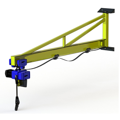 Industrielle Verwendung elektrische anhebende 10 Ton Wall Mounted Jib Crane für Verkauf